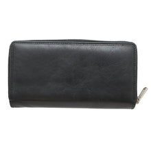 将图像加载到图库查看器中，GUCCI Interlocking G Zip Around Long Wallet Black575988 Leather
