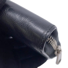将图像加载到图库查看器中，GUCCI Interlocking G Zip Around Long Wallet Black575988 Leather

