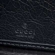将图像加载到图库查看器中，GUCCI ★Interlocking G Zip Around Long Wallet Black575988 Leather
