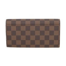 Load image into Gallery viewer, LOUIS VUITTON Portefeuille Sarah BrownN63209 Damier Ebene Canvas
