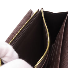 Load image into Gallery viewer, LOUIS VUITTON Portefeuille Sarah BrownN63209 Damier Ebene Canvas
