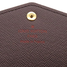 Load image into Gallery viewer, LOUIS VUITTON Portefeuille Sarah BrownN63209 Damier Ebene Canvas
