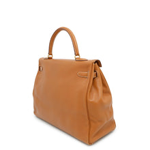 将图像加载到图库查看器中，HERMES Kelly Retourne Gold Swift Leather Size 35
