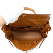 将图像加载到图库查看器中，HERMES Kelly Retourne Gold Swift Leather Size 35
