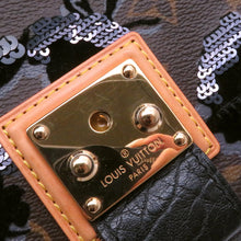 将图像加载到图库查看器中，LOUIS VUITTON carrousel Brown/NoirM40434 Monogram Fleur de Jae
