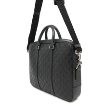 Load image into Gallery viewer, GUCCI ★Briefcase Black435322 GuccissimaLeather
