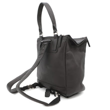 将图像加载到图库查看器中，Givenchy Pandora Backpack Dark Brown Leather
