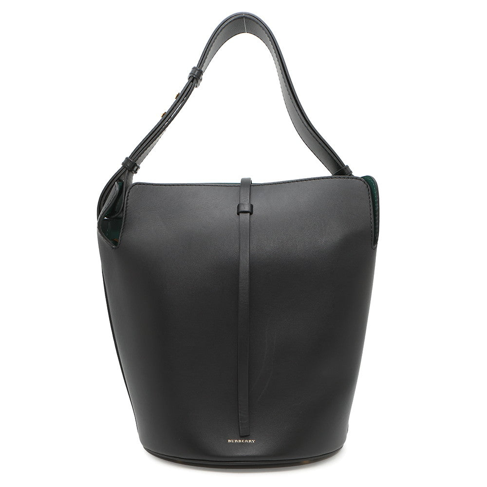 BURBERRY Bucket Shoulder Black40758901 Calf Leather