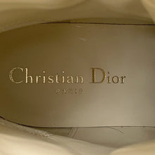 将图像加载到图库查看器中，Dior D-LEADER Cannage Mid-Length Boots IvoryKDI733CQC Calf Leather Size 38
