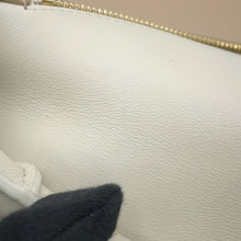 Load image into Gallery viewer, LOEWE Puzzle bag Shoulder Bag Beige/WhiteA510P60X38 Calf Leather Size Small
