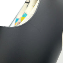 Load image into Gallery viewer, LOEWE Balloon Shoulder Ivory/Black Canvas Leather Size Small
