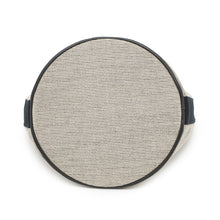 将图像加载到图库查看器中，HERMES Saxau Beige/Black Toile H Canvas Size MM
