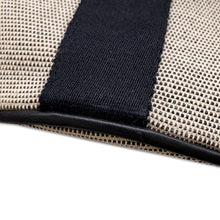将图像加载到图库查看器中，HERMES Saxau Beige/Black Toile H Canvas Size MM
