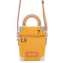Load image into Gallery viewer, LOUIS VUITTON Vertical Box Trunk SaffronYellowM59666 CowhideLeather

