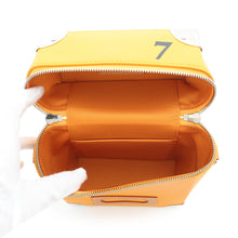 Load image into Gallery viewer, LOUIS VUITTON Vertical Box Trunk SaffronYellowM59666 CowhideLeather
