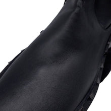 将图像加载到图库查看器中，Valentino Garavani ★Studded long boots Black Leather Size 35
