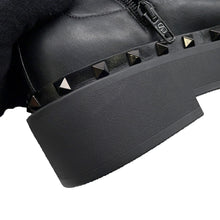 Load image into Gallery viewer, Valentino Garavani Studded long boots Black Leather Size 35

