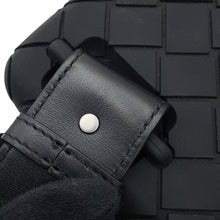 Load image into Gallery viewer, Bottega Veneta Crossbody Bag Black778706 Rubber Leather
