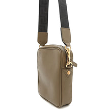 将图像加载到图库查看器中，Gianni Versace Medusa Shoulder Bag Khaki1002885 Calf Leather
