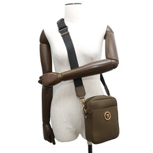 Load image into Gallery viewer, Gianni Versace Medusa Shoulder Bag Khaki1002885 Calf Leather
