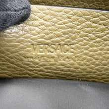 将图像加载到图库查看器中，Gianni Versace Medusa Shoulder Bag Khaki1002885 Calf Leather
