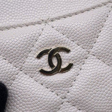 Load image into Gallery viewer, CHANEL Timeless Classics Coin purse WhiteAP2061 Caviar Leather
