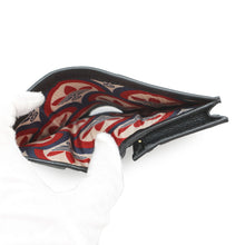 Load image into Gallery viewer, GUCCI adidas Collaboration Horsebit Shoulder Wallet Black/White702248 Leather
