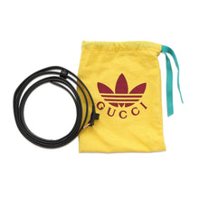 Load image into Gallery viewer, GUCCI adidas Collaboration Horsebit Shoulder Wallet Black/White702248 Leather
