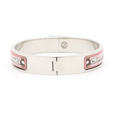 Load image into Gallery viewer, HERMES Clic crack Size PM Silver/Pink Metal
