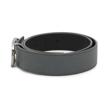 将图像加载到图库查看器中，Dior CD Icon Reversible Belt Gray Leather Size 80
