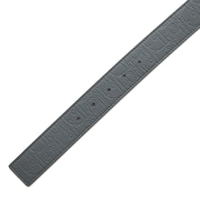 将图像加载到图库查看器中，Dior CD Icon Reversible Belt Gray Leather Size 80
