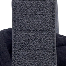 将图像加载到图库查看器中，Dior CD Icon Reversible Belt Gray Leather Size 80
