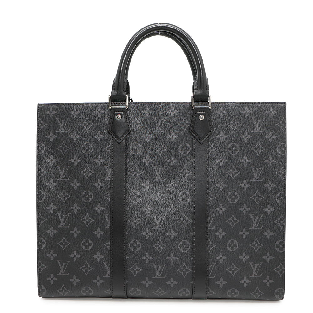 LOUIS VUITTON ★Sac Plat24H NoirM46451 Monogram Eclipse