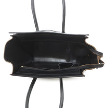 Load image into Gallery viewer, CELINE Luggage shopper White/Black/Gray167793 Leather Size micro
