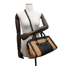 将图像加载到图库查看器中，Chloe Alice 2WAYBag Brown/Black3S0161 Leather
