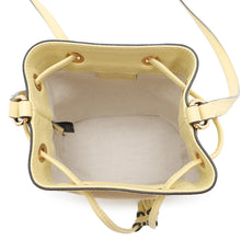将图像加载到图库查看器中，GUCCI Bucket Shoulder Yellow550620 GG Canvas Leather Size Mini

