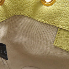 将图像加载到图库查看器中，GUCCI Bucket Shoulder Yellow550620 GG Canvas Leather Size Mini
