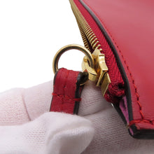 将图像加载到图库查看器中，GUCCI BOSCO Clutch Bag Beige/Pink/Red506280 GG Supreme Suede Leather
