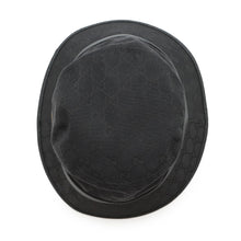Load image into Gallery viewer, GUCCI Original GG Canvas Bucket Hat Size 59/L Black576587 Canvas Leather
