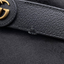 Load image into Gallery viewer, GUCCI Original GG Canvas Bucket Hat Size 59/L Black576587 Canvas Leather
