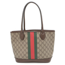 将图像加载到图库查看器中，GUCCI Ophidia tote Beige/Brown726762 GG Supreme Leather Size Small
