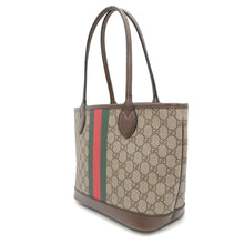 将图像加载到图库查看器中，GUCCI Ophidia tote Beige/Brown726762 GG Supreme Leather Size Small
