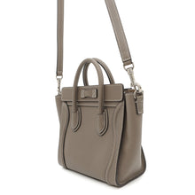 将图像加载到图库查看器中，CELINE Luggage shopper Suri168243 Leather Size Nano
