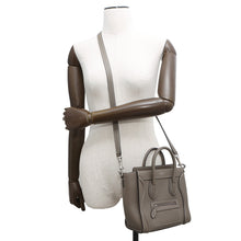 将图像加载到图库查看器中，CELINE Luggage shopper Suri168243 Leather Size Nano
