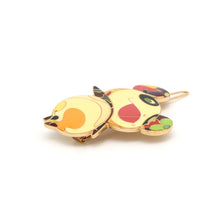 Load image into Gallery viewer, LOUIS VUITTON Takashi Murakami Flower Hatman / Panda / Onion Head Hairpin 3-piece set MulticolorM92595 Metal
