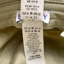 Load image into Gallery viewer, BURBERRY Bucket hat Size 59/L Khaki Cotton100%
