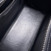 Load image into Gallery viewer, CELINE Luggage shopper Light Blue/White/Black189793 Canvas Leather Size micro
