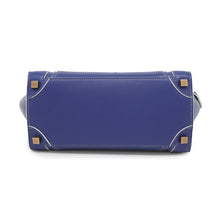 Load image into Gallery viewer, CELINE Luggage shopper Blue189793 Leather Size micro
