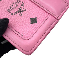 Load image into Gallery viewer, MCM Visetos Studded 2-Way Bag PinkMWE4SVI76PK001 Leather Rhinestone
