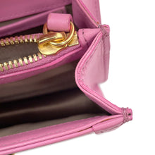 Load image into Gallery viewer, MCM Visetos Studded 2-Way Bag PinkMWE4SVI76PK001 Leather Rhinestone
